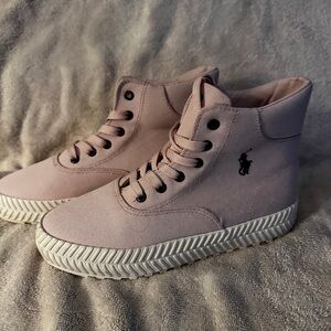 POLO RALPH LAUREN Little Girls Mid Casual Sneakers From Finish Line